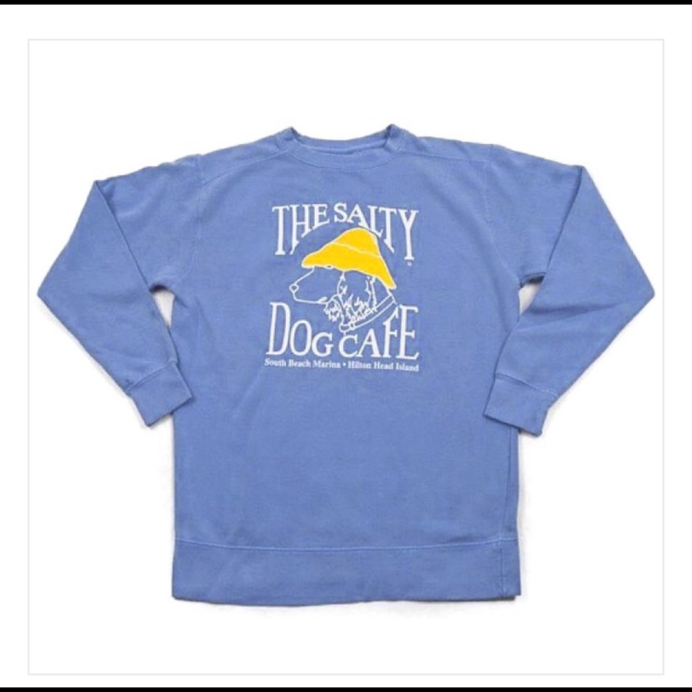 Salty Dog Cafe blue sweatshirt Size M